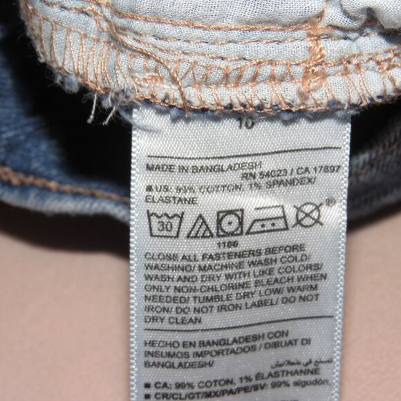Old Navy Medium Wash Denim High Rise Girls Flare Jeans - Picture 8 of 8